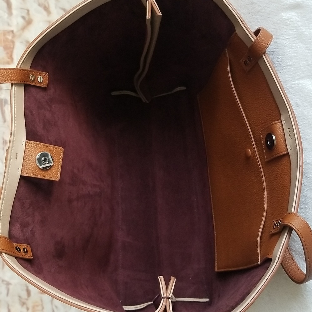 Chloe Sense Medium Calfskin Tote Bag - Picture 11 of 14